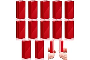 24 Pack Magnet Weights for Outdoor Curtains, Red