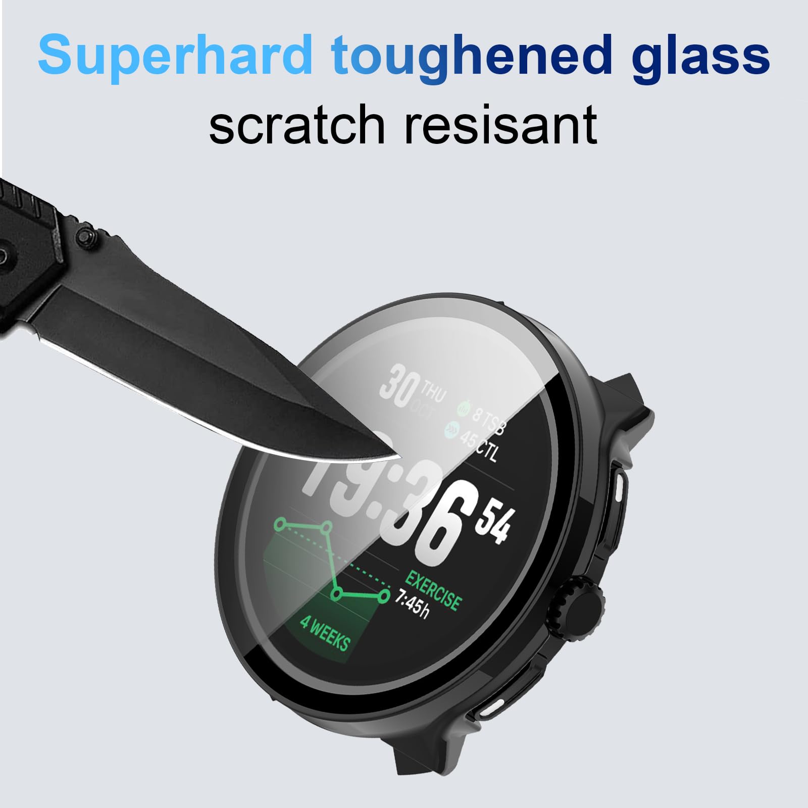 Haofun 2 Pièces Coque Compatible Avec SUUNTO Vertical, Pour Protecteur