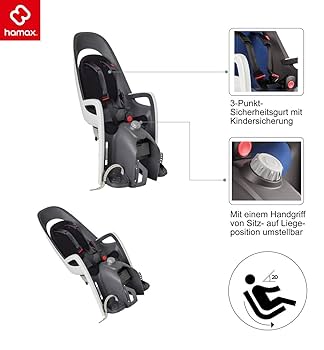 hamax - Lounge28  ハマックス カレス Amazon.com : Hamax Caress Rear Child Bike Seat - Frame Mount