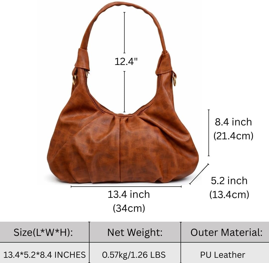 PU Leather Purses for Women, Tote & Shoulder Bag, Crossbody & Hobo Bag Style Handbag, for Everyday & Travel Purse