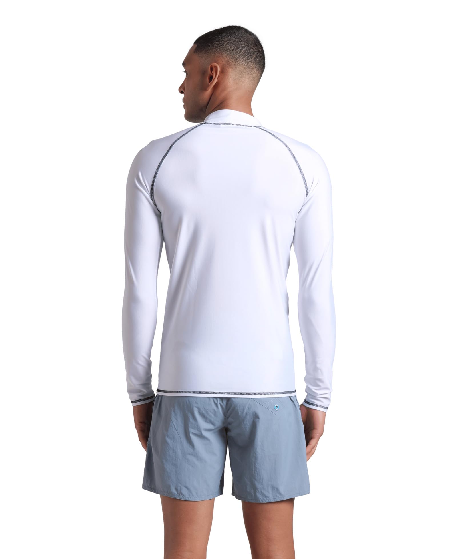 Arena Men's Arena Rash Vest L/S Graphic Top Hombre (Pack de 1)