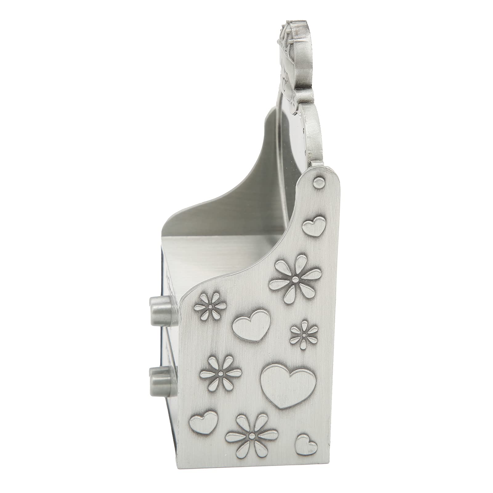 Scatola dei ricordi per bambini Carino Resistenza Durabilità Aspetto alla moda Fatina dei denti Regali per ragazze e ragazzi (Antique Tin Color)