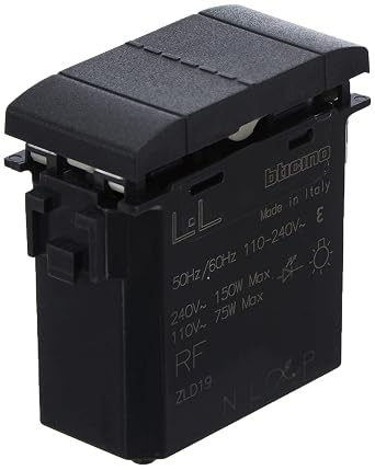Bticino L4411C Livinglight Dimmer Switch, Anthracite