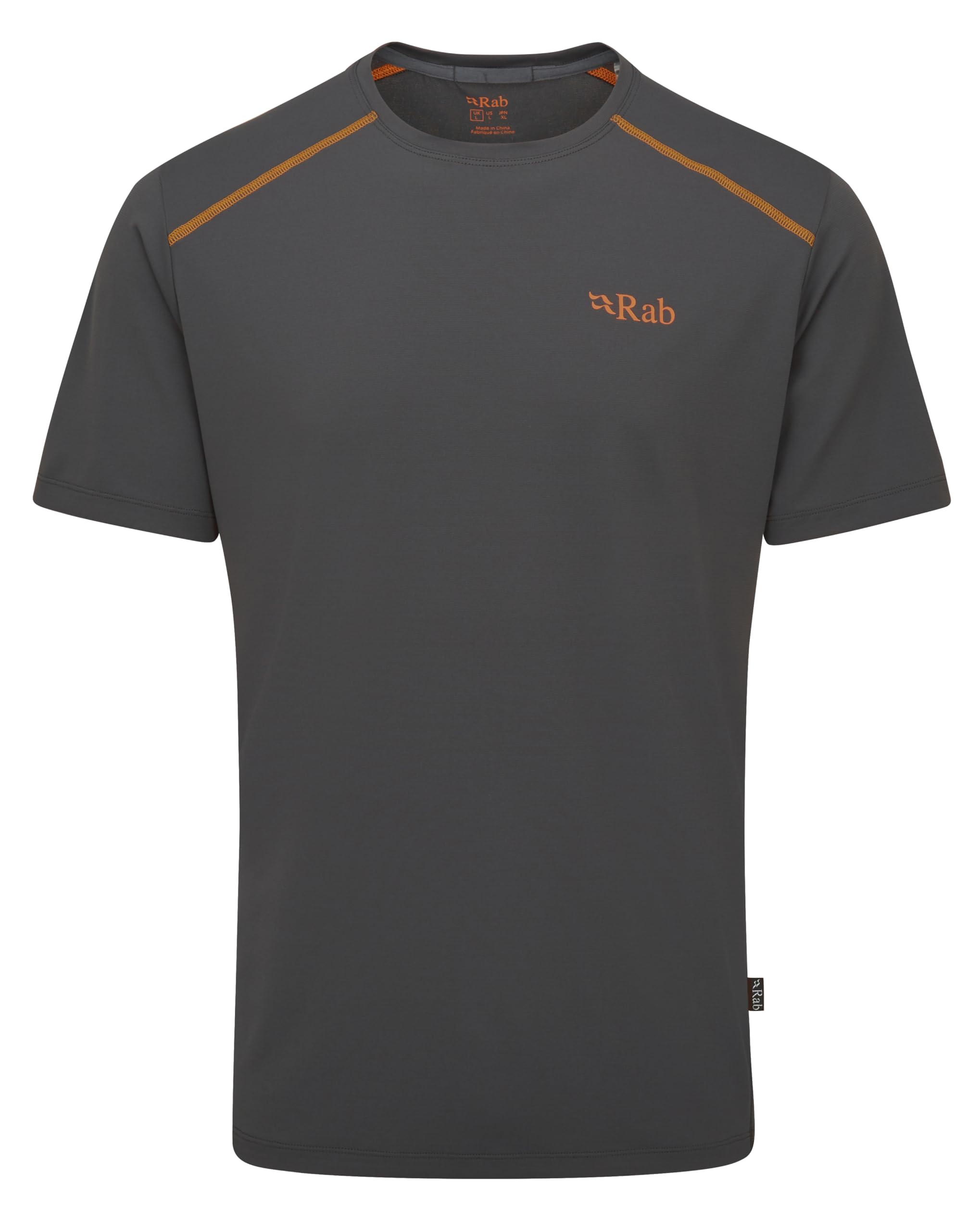 Rab Men's Graphene Force Tee Lightweight T-Shirt For Trekking, Climbing, & Trail Running - X-Large