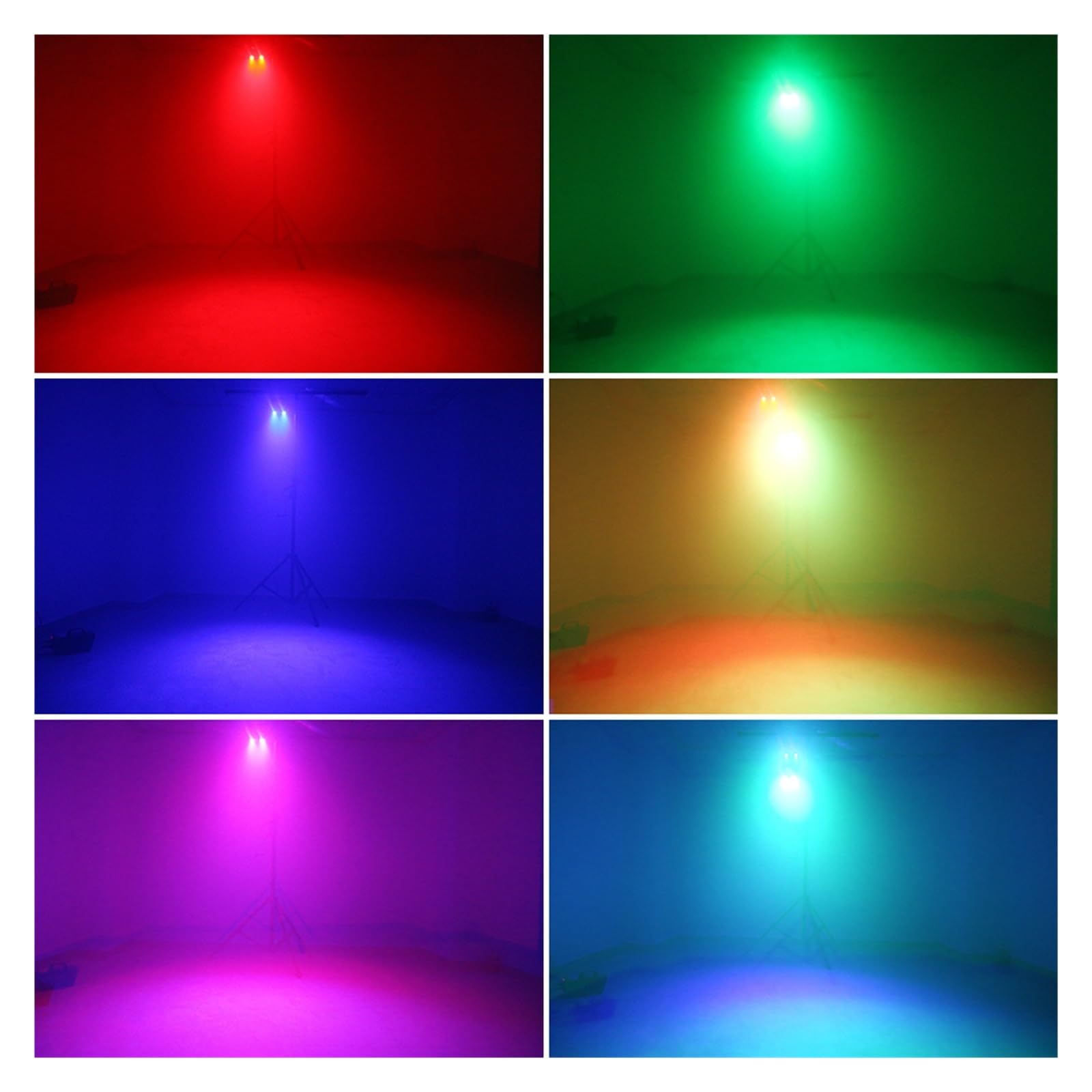 Luci DJ, 5IN1 LED Gobo Strobe Dyeing Magic Ball 32 Patterns Proiettore Stage Lighting Effect DJ Disco Party Dance Wedding Lamp per feste, bar, club, matrimoni, Halloween, Natale(No Remote)