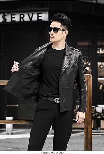 Amazon | [JINLUN] 革ジャン メンズ 本革 レザージャケット