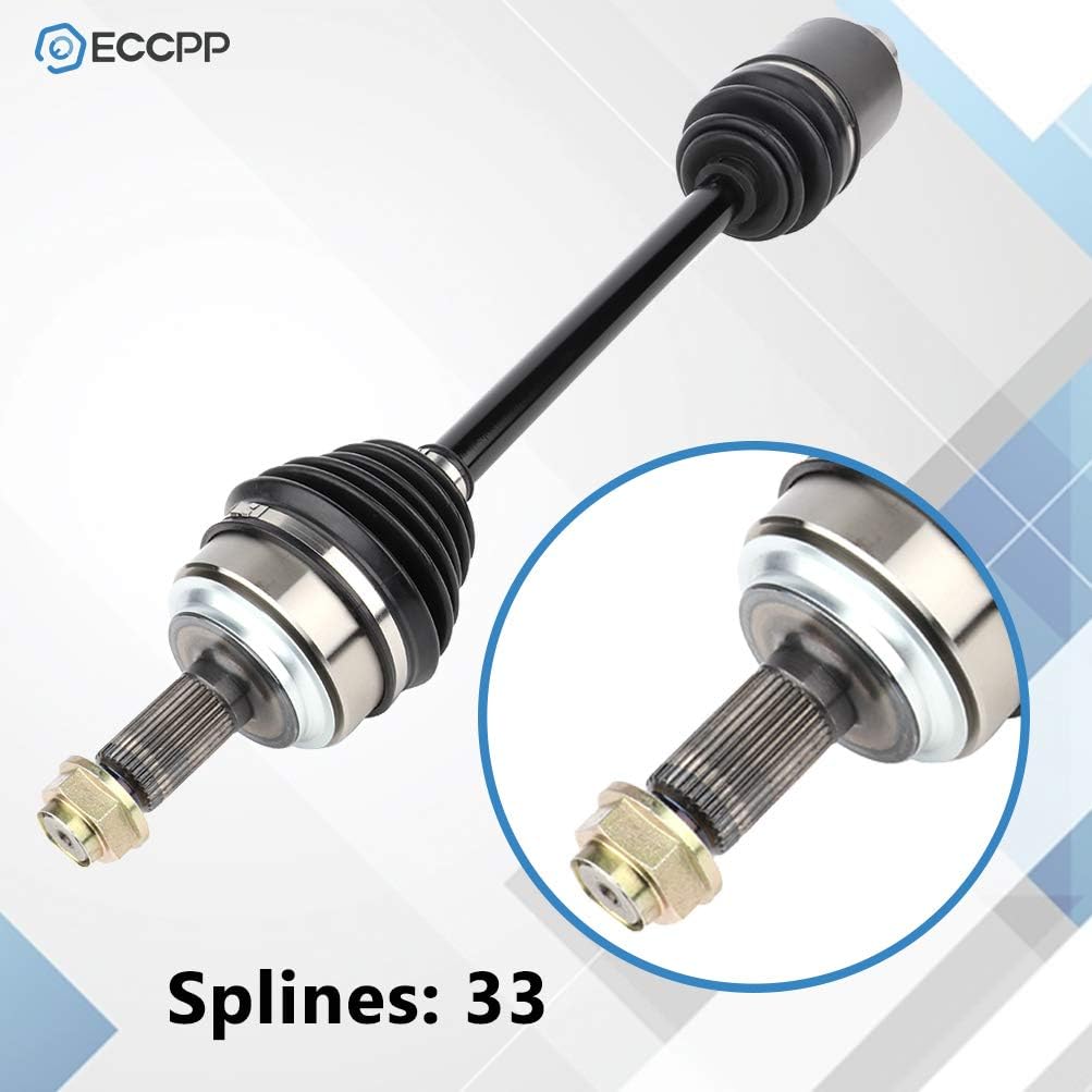 ECCPP CV Axle Drive Shafts Assembly Replacement for 2005-2014 for Honda Odyssey Ridgeline 3.5L Front Left Right 60-1009