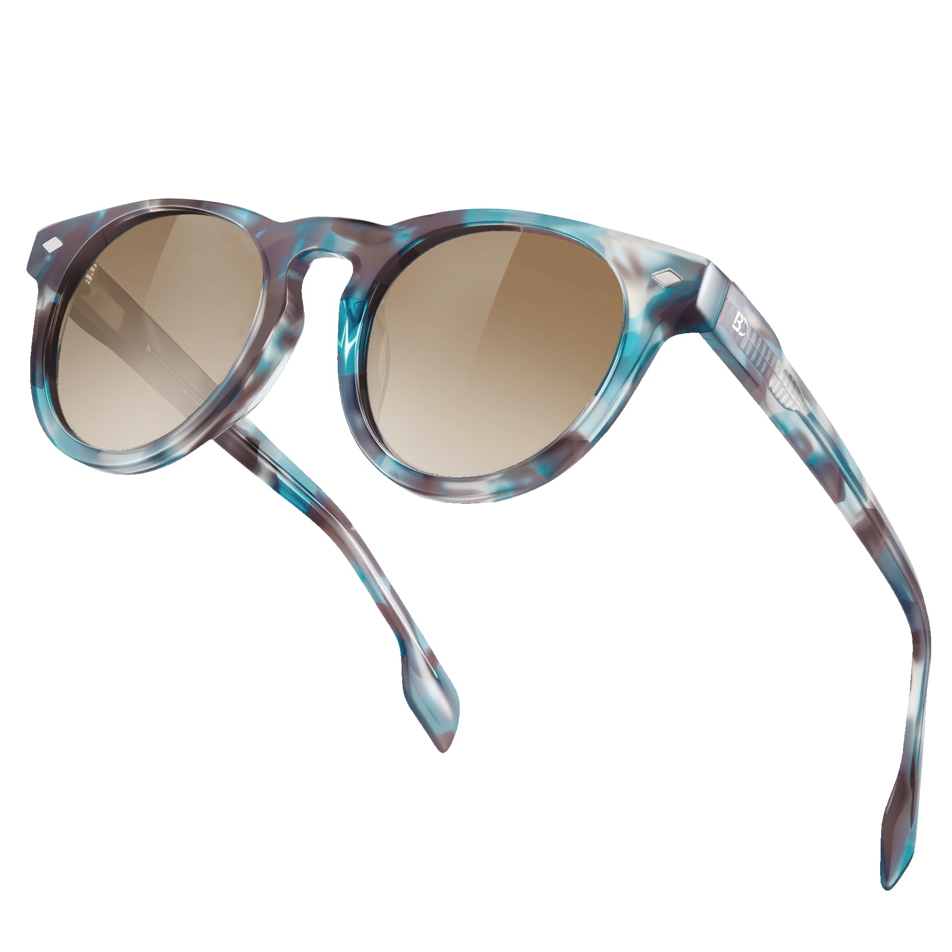 BIRCEN Womens Round Polarized Sunglasses