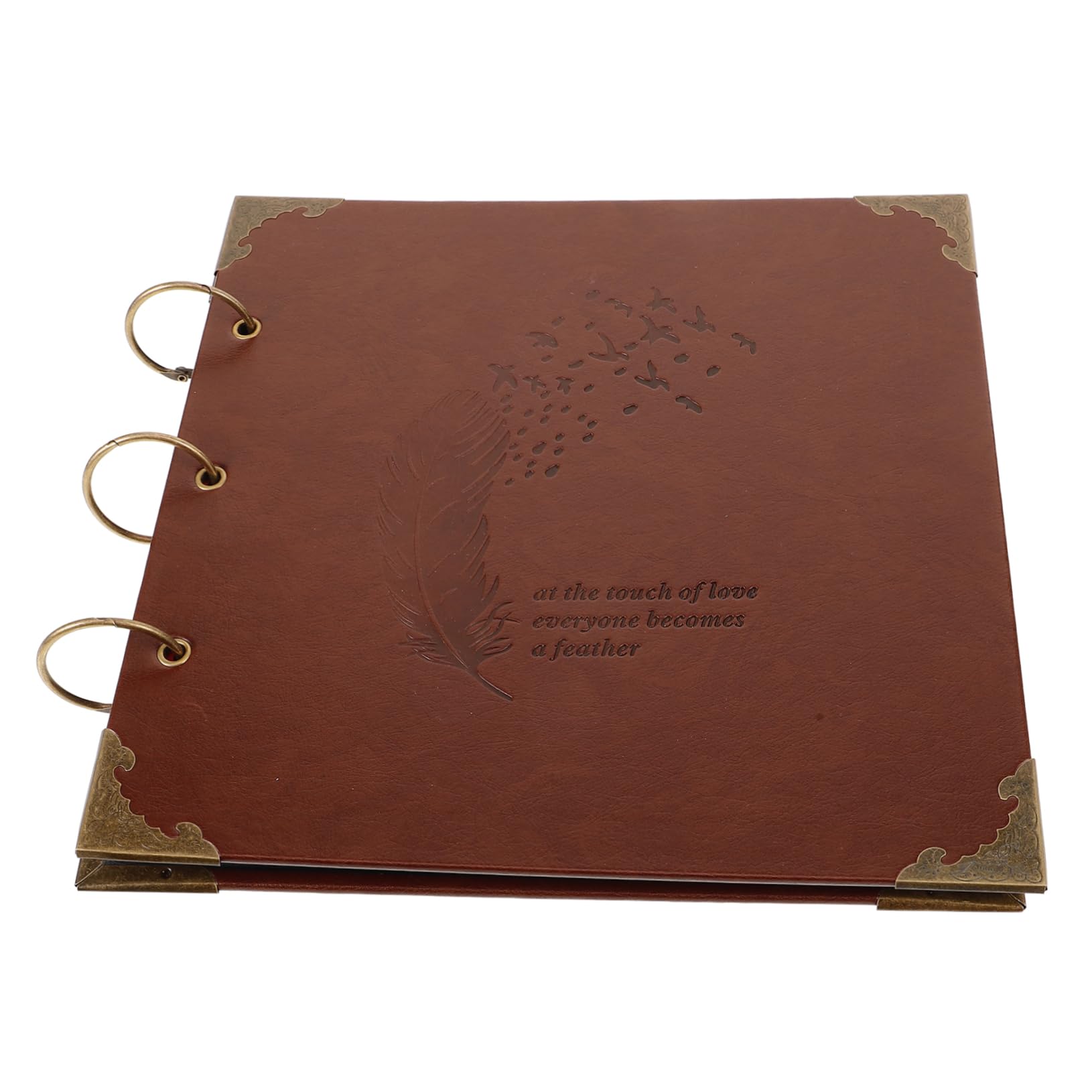 Álbum De Fotos De Piel Pu Álbum De Recuerdos De Boda y Graduación Vintage Para Scrapbooking y Personalización De Memorias