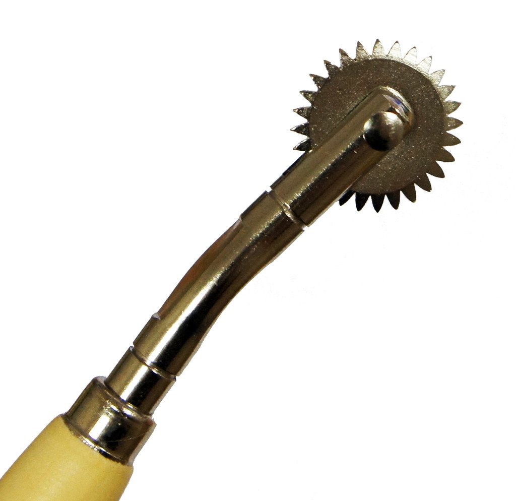 HAND Tracing Wheel Comfort Legno per impugnarla seghettata Cucito modellistica
