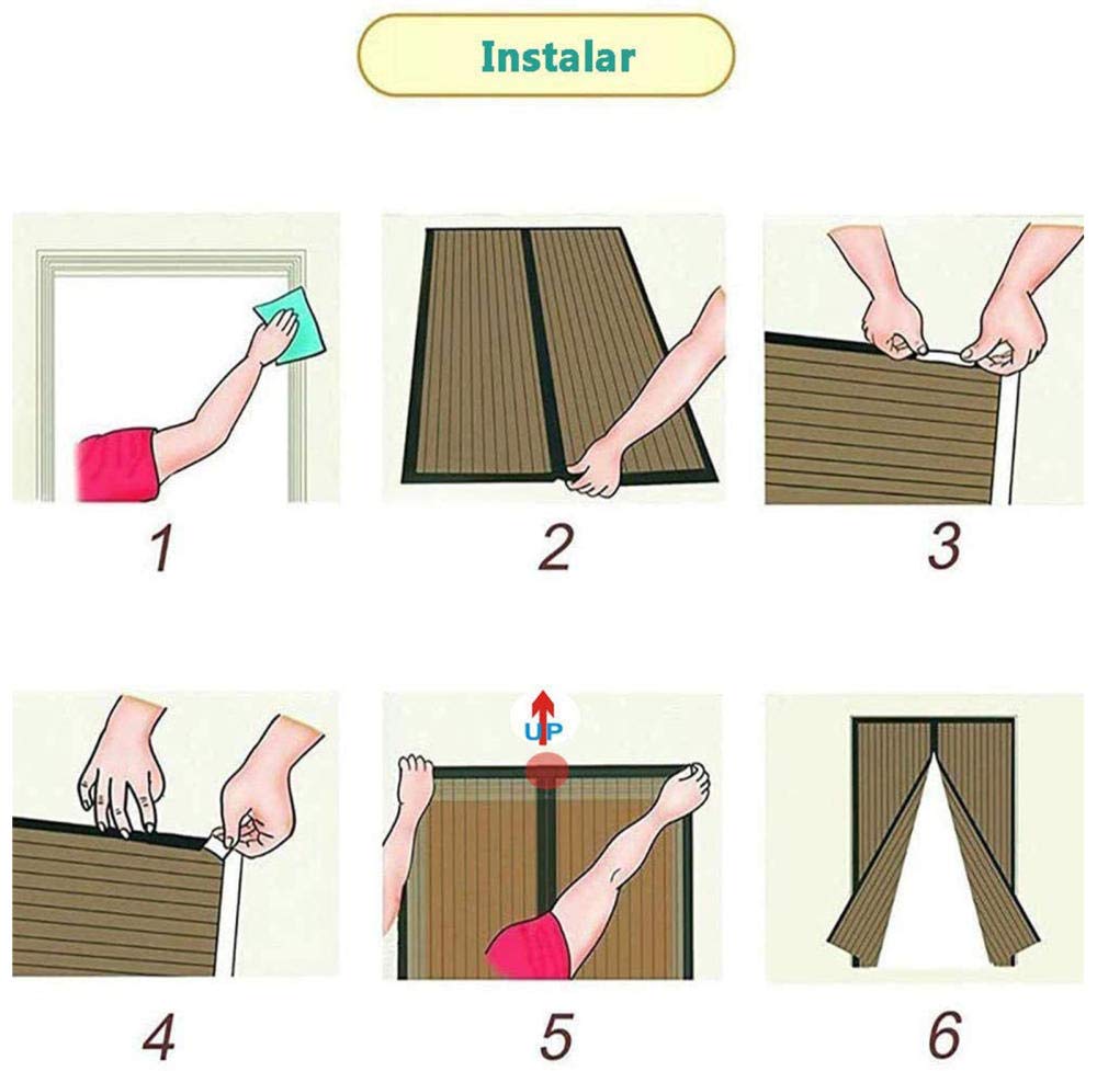 Tenda Totalmente Magnetica,Mantiene Traspirante,Lavabile in Lavatrice,Facile da installare, (Le Dimensioni Possono Essere Personalizzate)-230x240cm(90.55x94.48in)