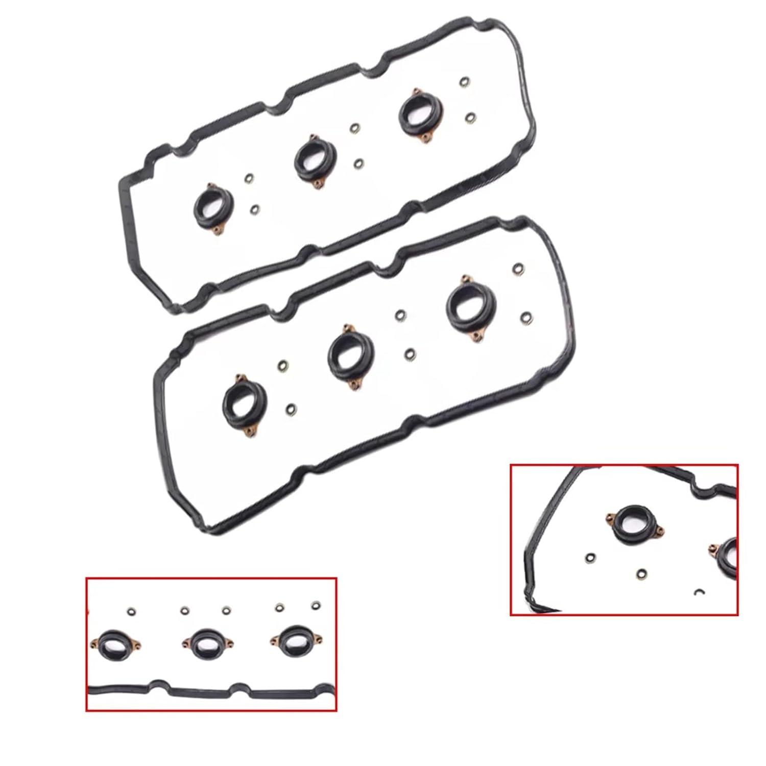 Car Engine Valve Seals for Pilot for Ridgeline for Odyssey 3.5L V6 2018 2019 2020 Engine Valve Cover Gasket Seal 120505G0000 123515G0A00