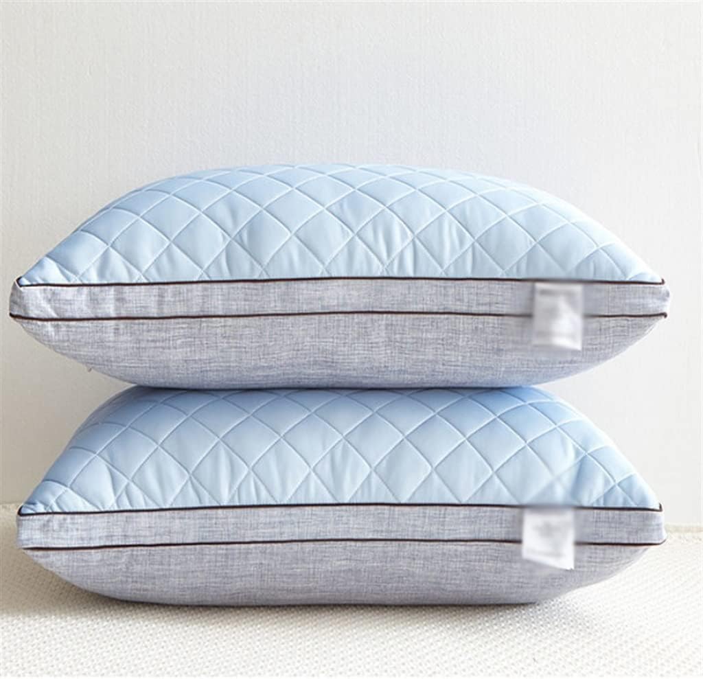 HBJWOV Ice Silk Pillow Core Hotel Home Sleep Aid Washable Dual-use Single Adult Student 1 Extra Large(E,950g)