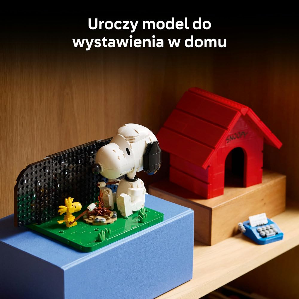 LEGO Ideas Fistaszki: Buda Snoopy’ego 21368 | Model kolekcjonerski, zestaw dla dorosłych, prezent dla fana Snoopy’ego, 964 elementy