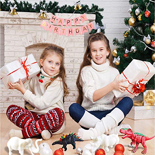 N-brand Boys Crafts for Kids Ages 4-8, Very Cute Art Kits for Kids, 4 Dinosaur Figures and 4 Safari Animals with Art Supplies for Kids, Great Gift Ideas for Boys and Girls’ Birthday