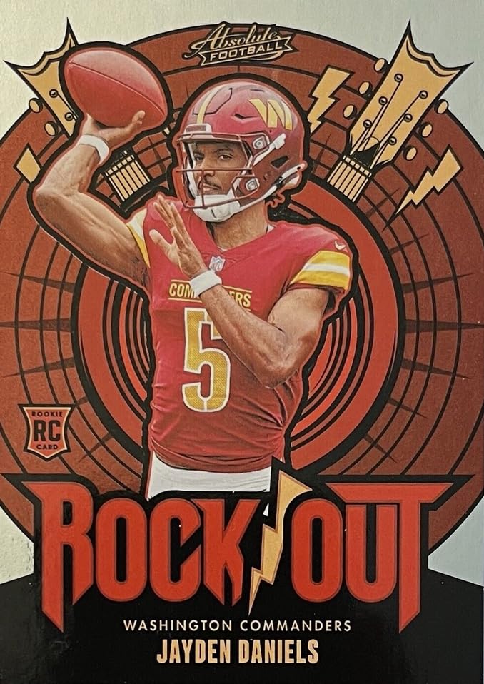 Amazon.com: 2024 Panini Absolute Jayden Daniels #RO-JDS Rock Out