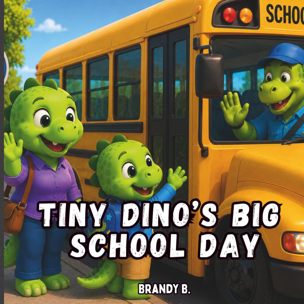Tiny Dino’s Big School Day: A Big Yellow School Bus Adventure for Little Readers (Tiny Dino's Adventure Series)