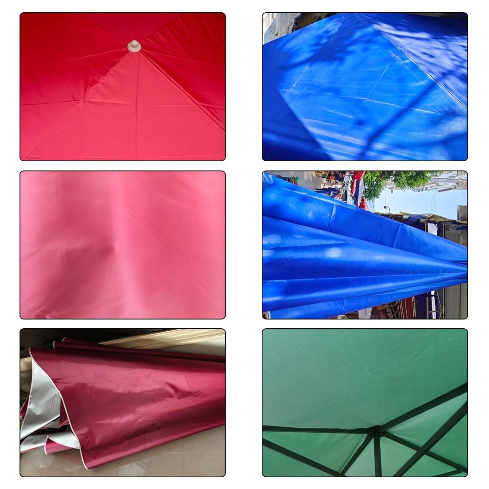 Tenda Di Ricambio Per Ombrellone Rettangolare A Sbalzo 1,8x2,4m - Copertura In Poliestere 160g, Color Beige - Adatta Per Strutture 2x3m
