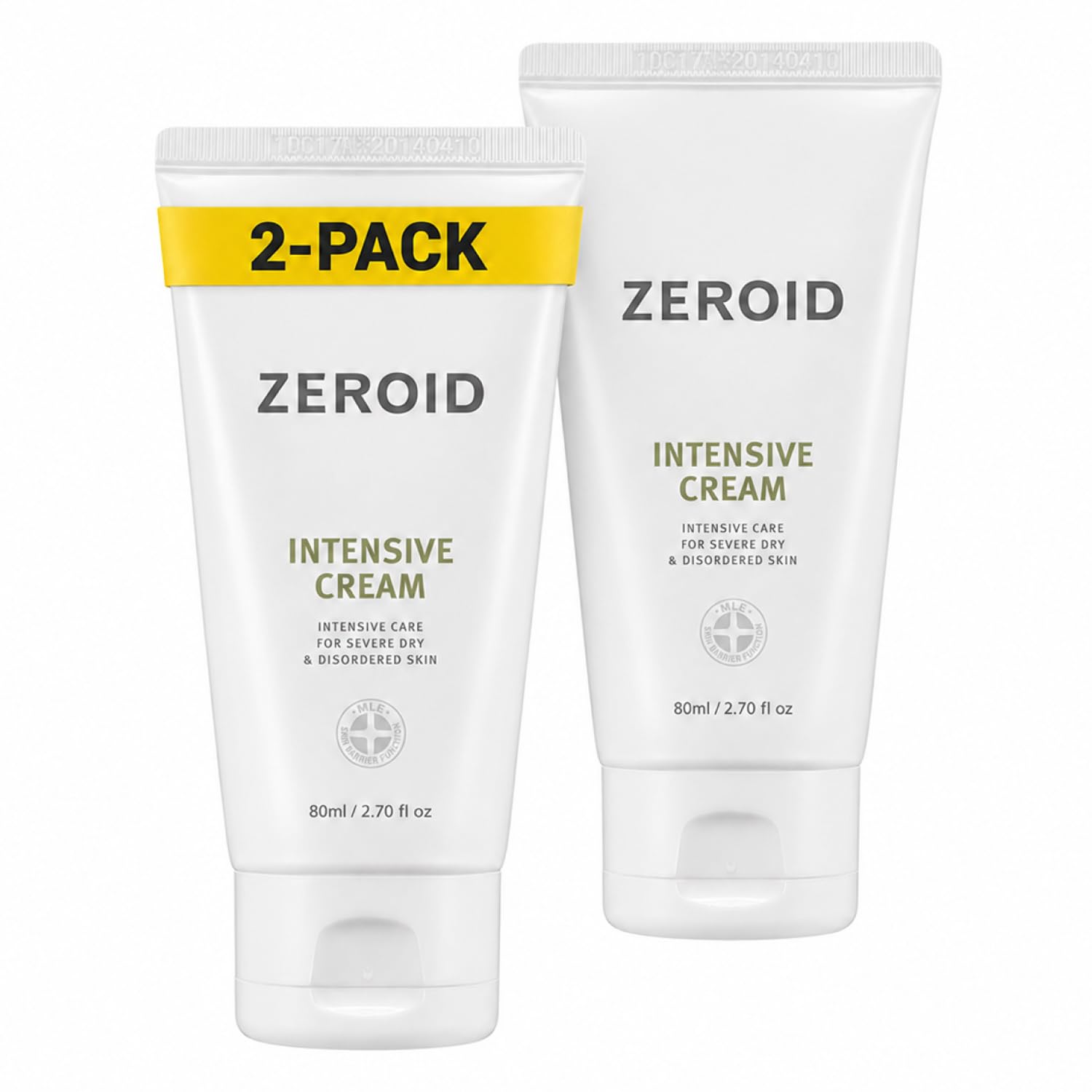 ZEROID Intensive Cream 2-Pack, 2.7 fl oz x 2ea (80ml x 2ea)