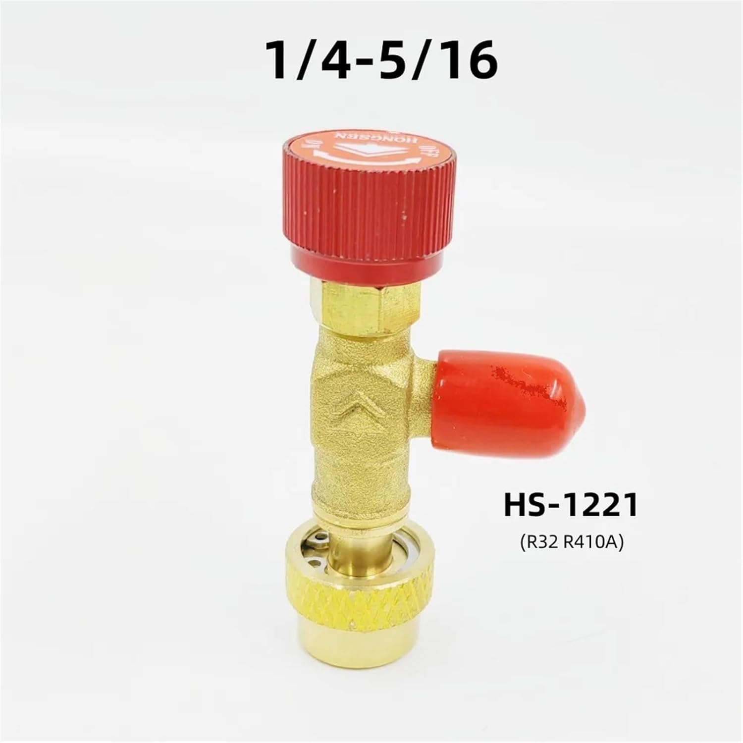 Vacuum Pump Accessories HS-466AL Air Conditioning Refrigerator Refrigerant Low Pressure Gauge Pressure with Safety Valve Adapter(A)