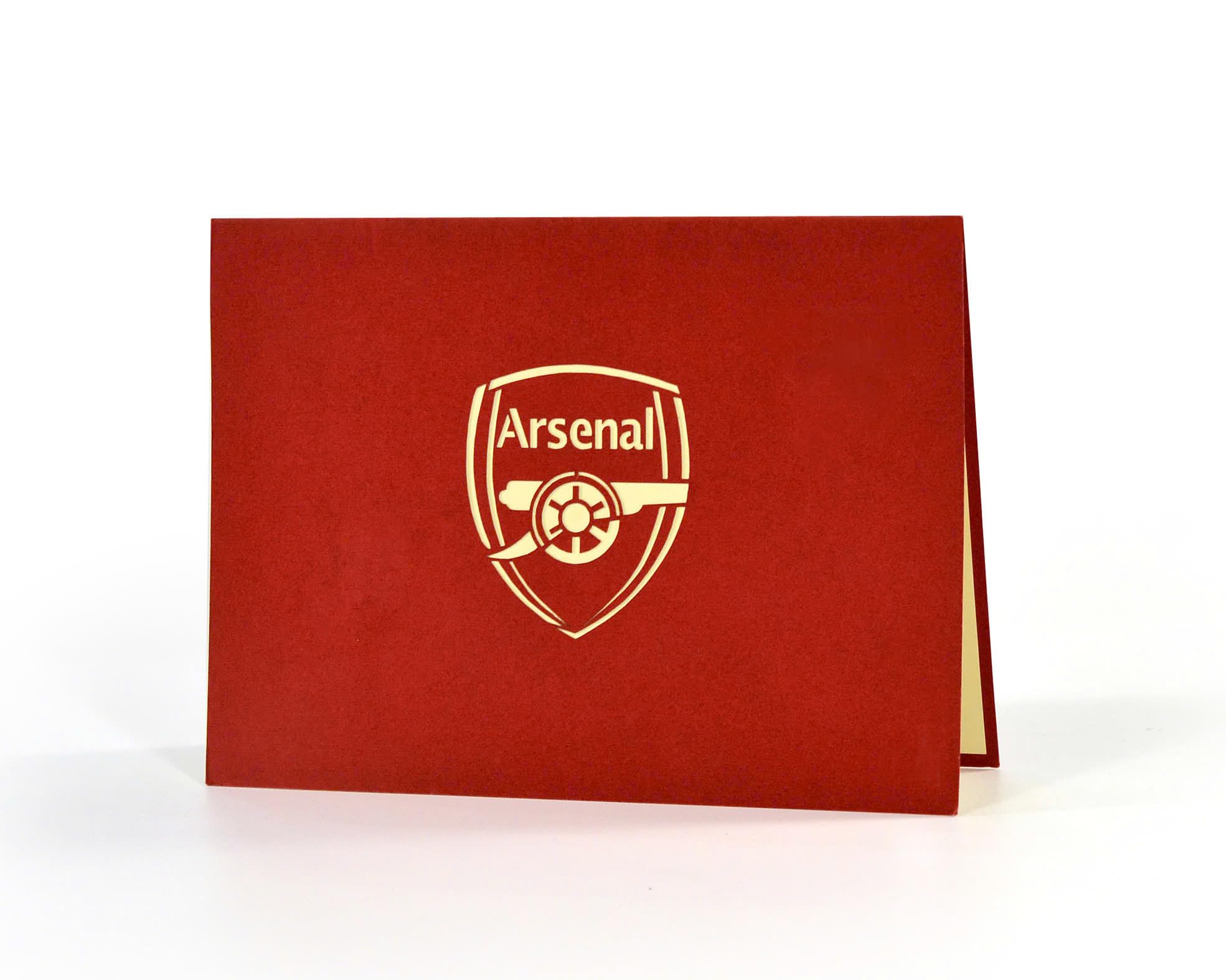 Biglietto Di Auguri Pop-Up Arsenal FC – Stadio 3D – Regalo Di Compleanno Per Uomini E Ragazzi Tifosi