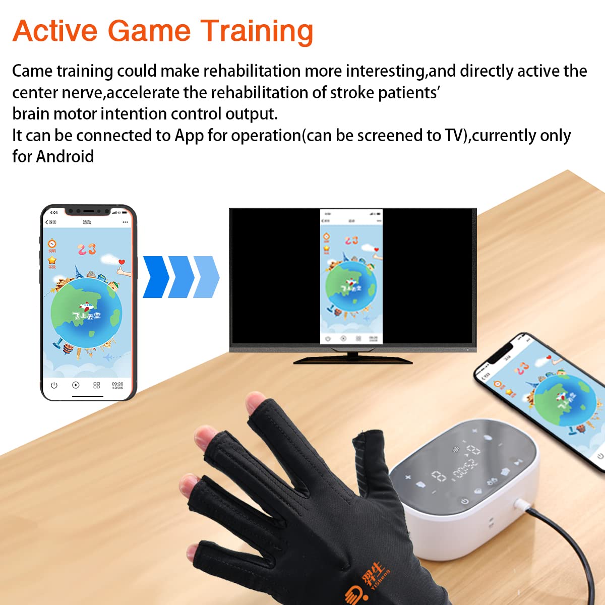 Syrebo Rehabilitation Robot Gloves, C11 Model Hand Stroke Recovery