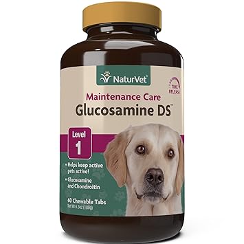Nature Vet Glucosamine DS with Chondroitin Hip & Joint, Stage 1 (Maintenance Formula) 60 chewable tablets