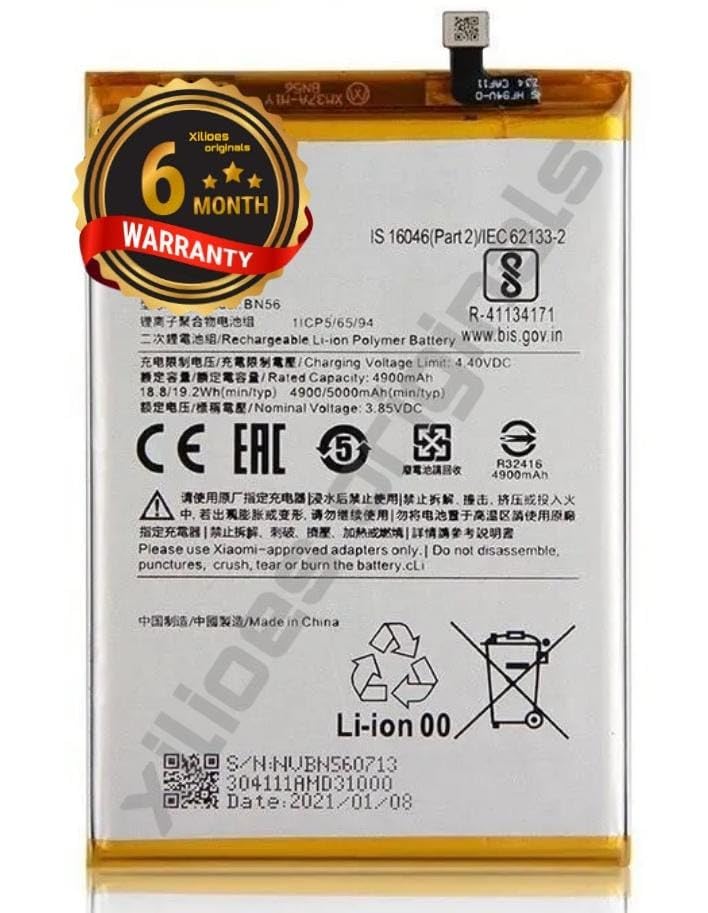 Image of BN56 Battery for Redmi 9A / 9C /Poco M2 Pro Battery with 6 Month Warranty** (B147)