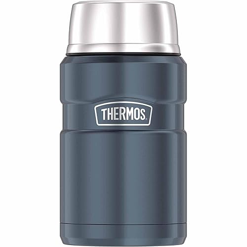 Jarra de comida termo aislada al vacío Stainless King de THERMOS, 24 onzas, gris