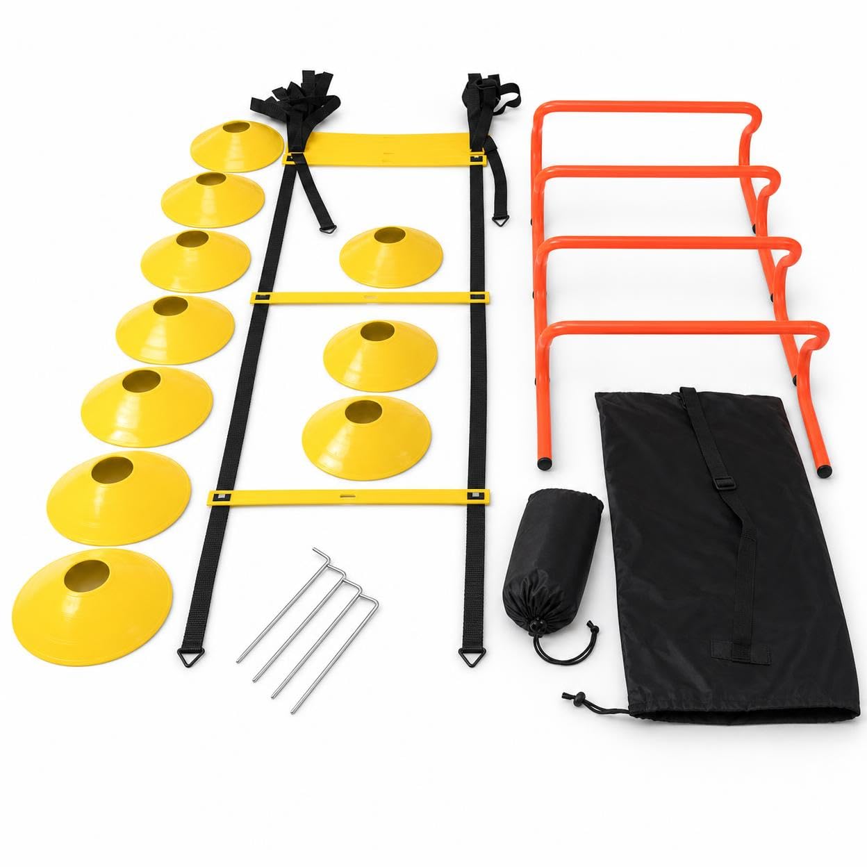 Kit Allenamento Agilità Calcio Velocità, Set A