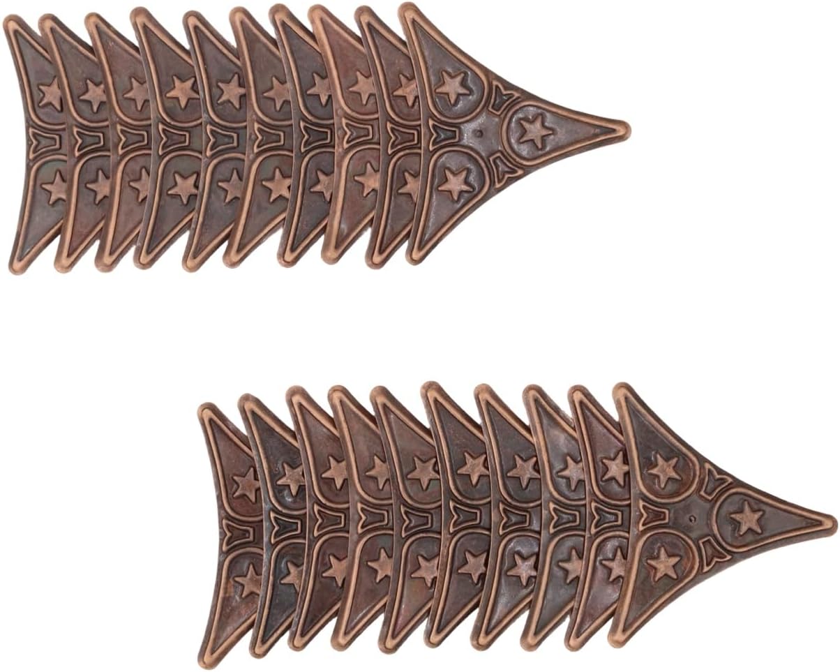 Victorian Star Dust Corner for Stair Steps in Bronze Finish - Choose Pack (Set - 20)