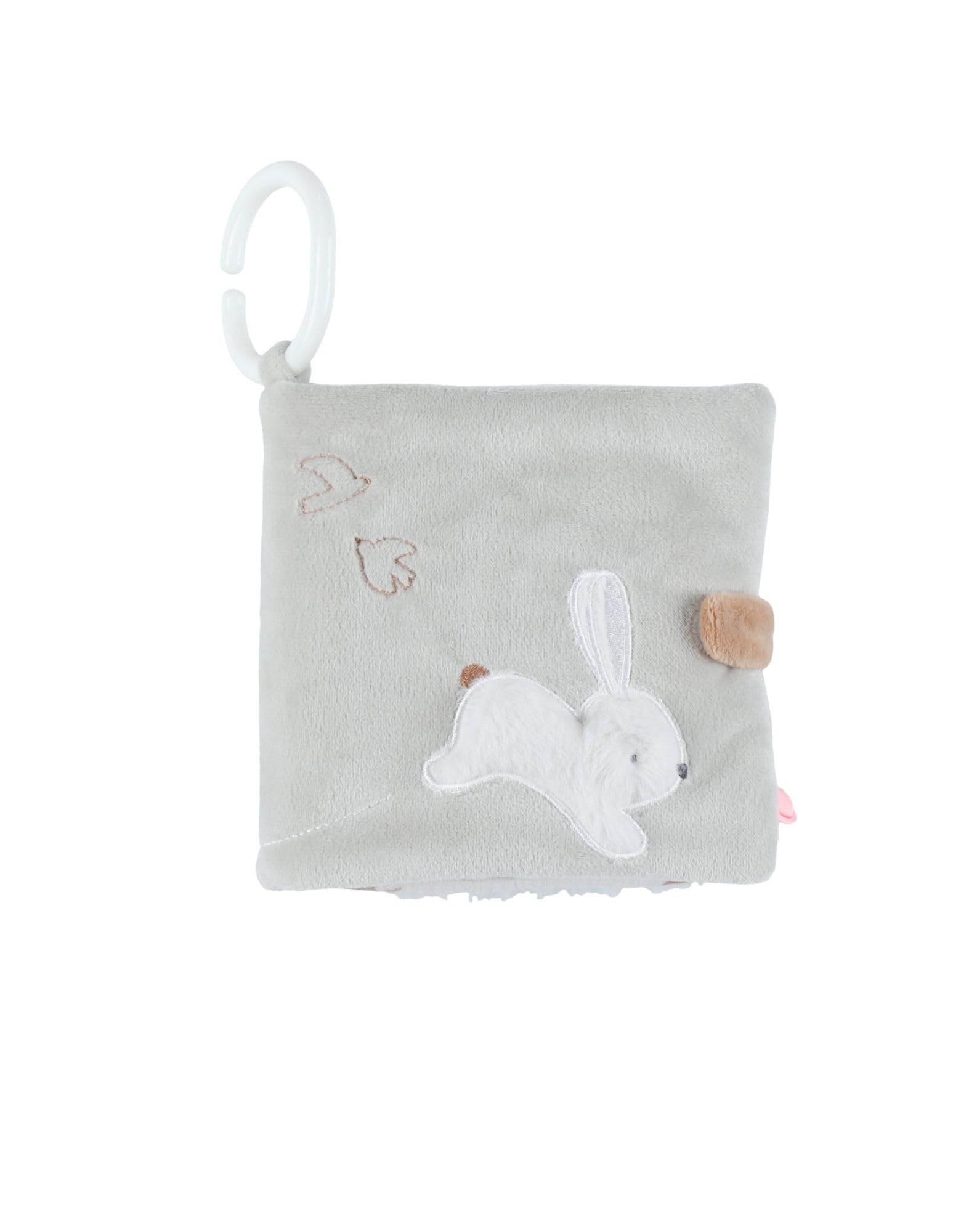 Noukie's Livre d'activités en peluche Lapin Verdi