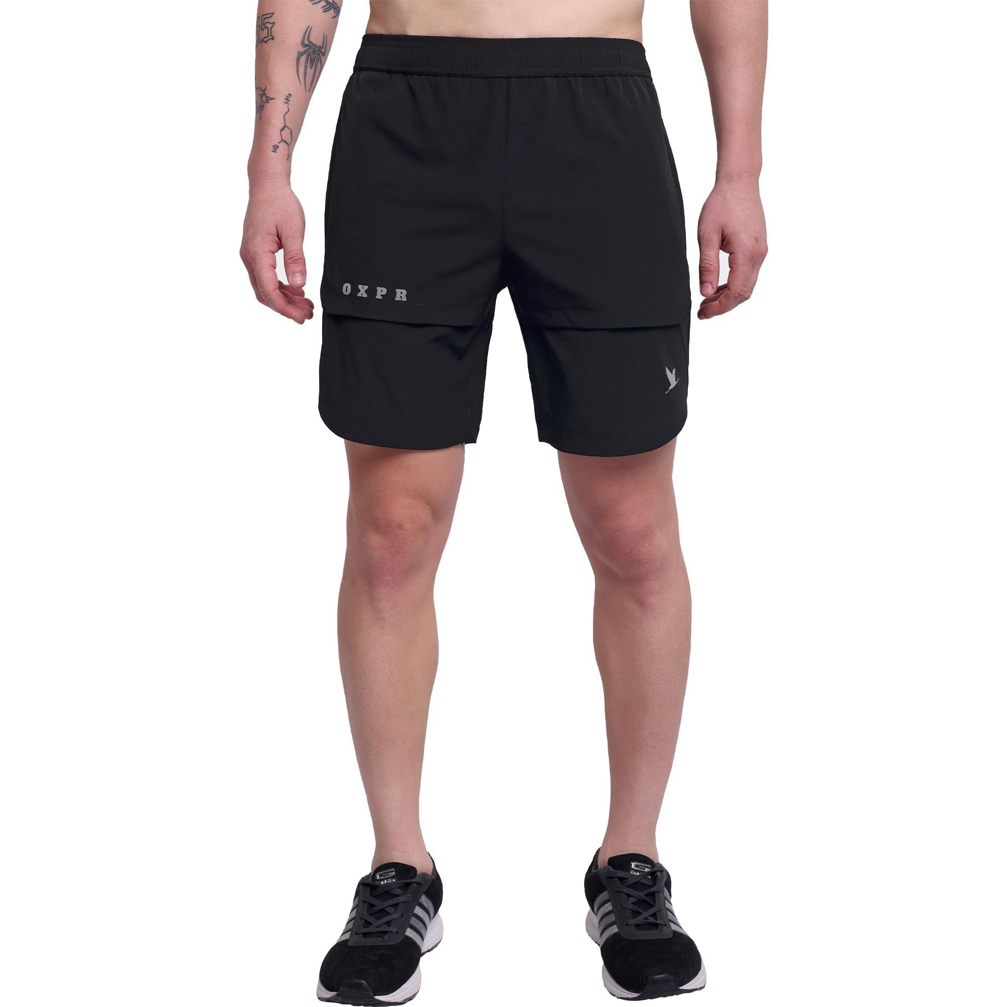 oxpecker Flex Forge Gym Shorts for Men, Moisture-Wicking Athletic Sports Shorts with Towel Hook, Lightweight Breathable Crush Fabric, Activewear Workout, Running Shorts-picture-32