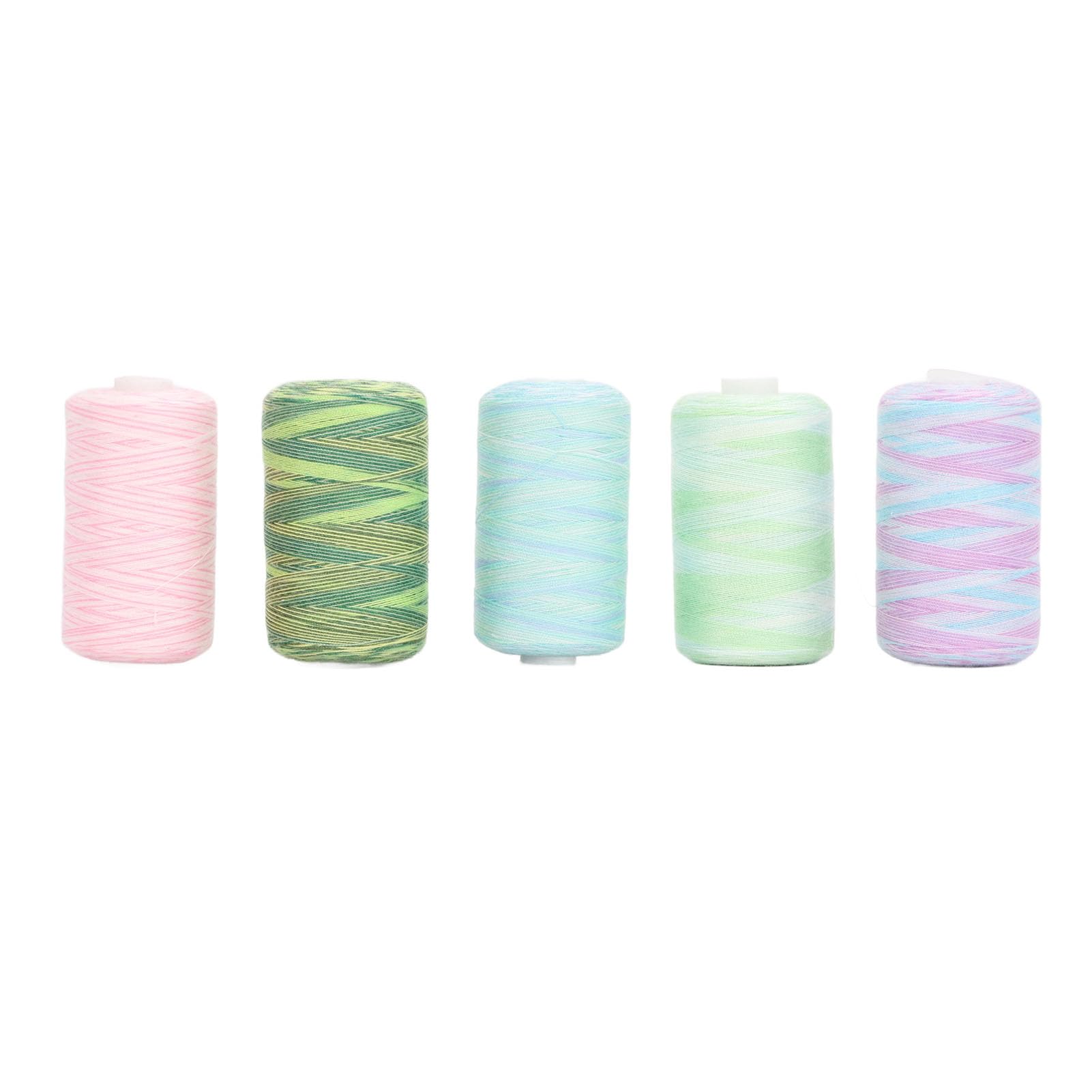 Curtzy Set Rocchetto Filo per Macchina da Cucire Poliestere (24pz) - Bobine per Macchina da Cucire da