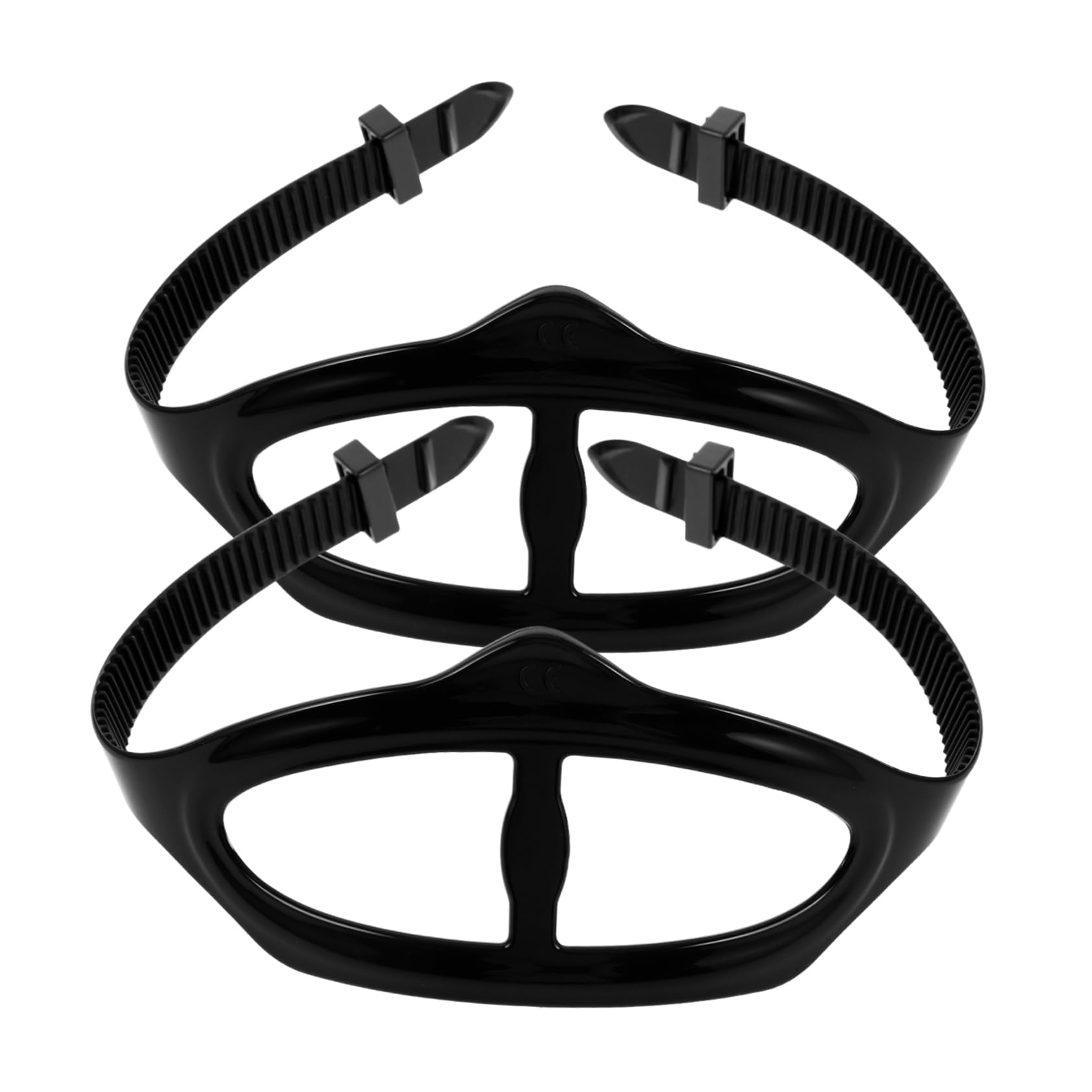 GOOHOCHY Versatile Diving Accessory 2pcs Silicone Mask Straps Swimming Diving Complements Unisex Design Easy to Use
