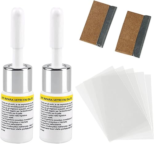 Miniatura 14 de 1 juego de líquido de reparación de grietas para parabrisas, kit de reparación de parabrisas, herramienta de reparación eficiente antiarañazos