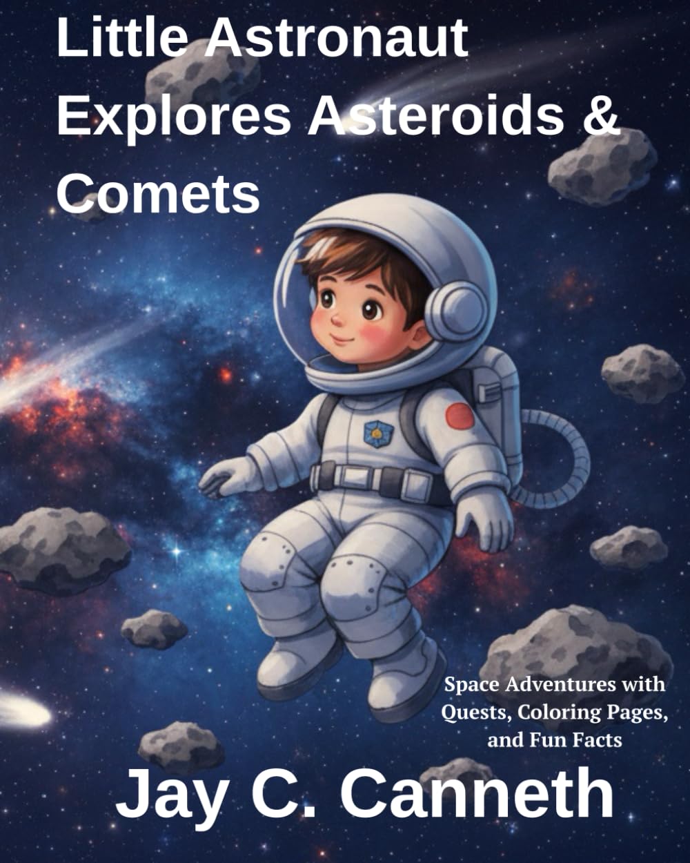 Little Astronaut Explores Asteroids & Comets (The Little Astronaut Adventures)