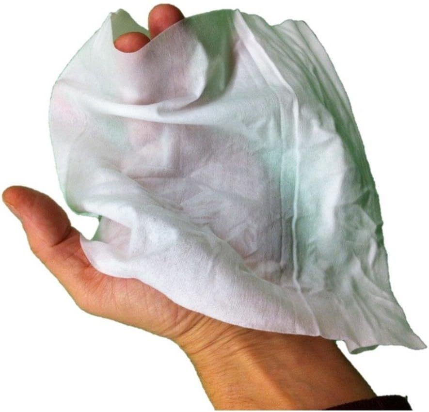 Exclusive Prima Wipes Adult Washcloths, Bulk 12 Pack Case with 48 Extra-Large 9x13 Wipes Per Pack