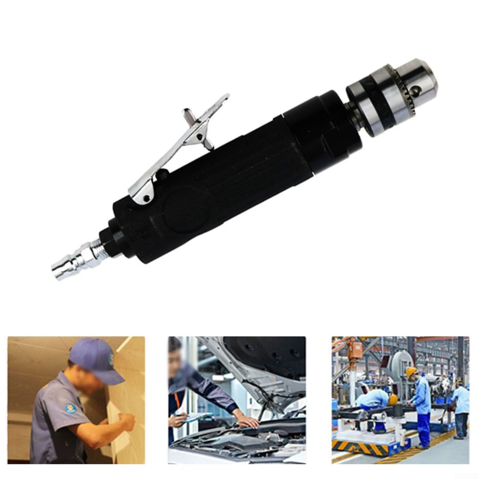 Luftbohrer, pneumatisches Bohrwerkzeug, 2500 U/min, multifunktionaler Luft-Geradbohrer