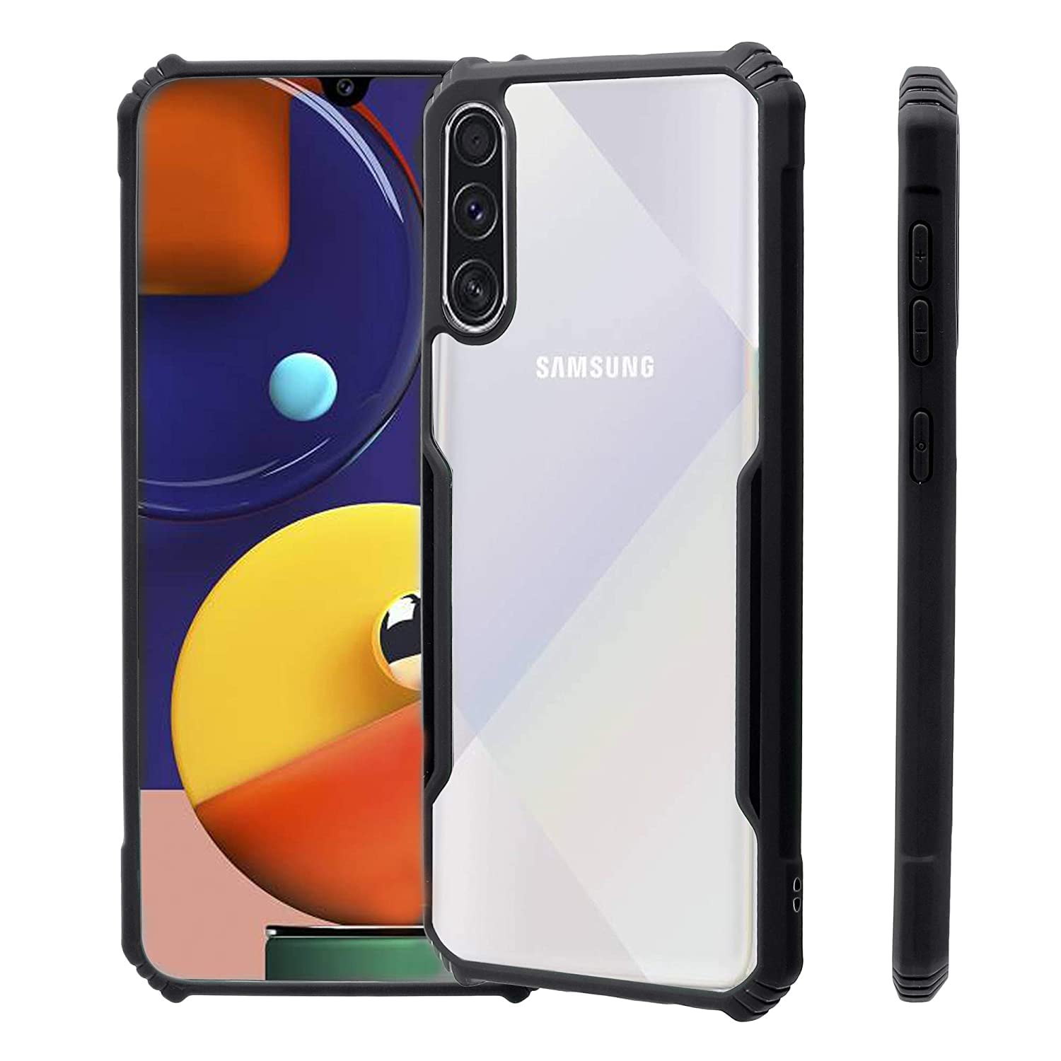 See full amazon price history chart for Amazon Brand - Solimo TPU 360 Degree Protection Black Border Back Cover for Samsung Galaxy A50 / A50S / A30S - Black Amazon Brand - Solimo TPU 360 Degree Protection Black Border Back Cover for Samsung Galaxy A50 / A50S / A30S - Black (B0BF116SVY) Amazon Price History, Amazon Price Tracker