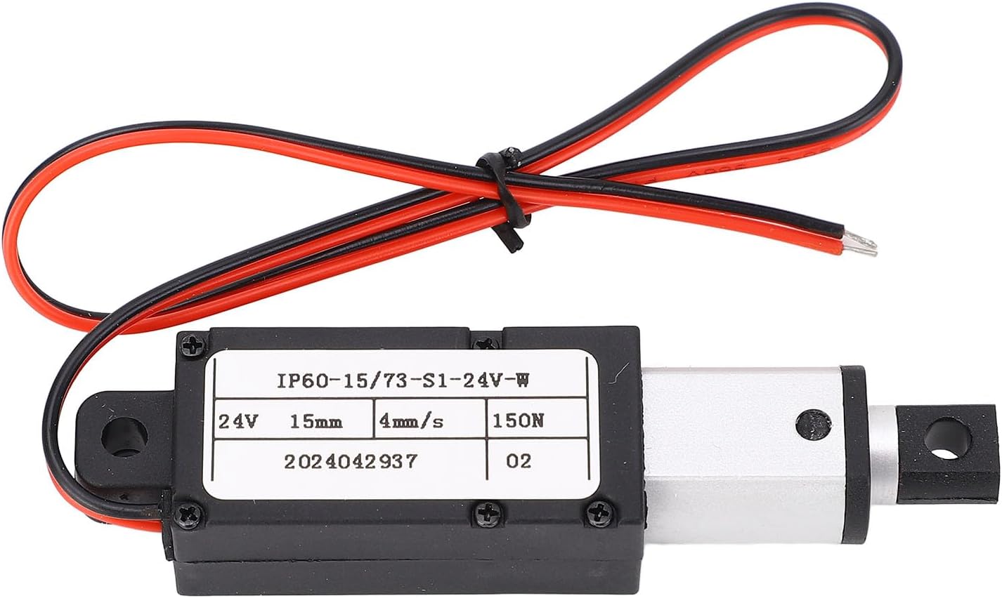 Electric Mini Linear Actuator Telescopic Small Motion Actuator 150N 15mm Stroke DC24V 4mm/s for Robot Vacuum Cleaner