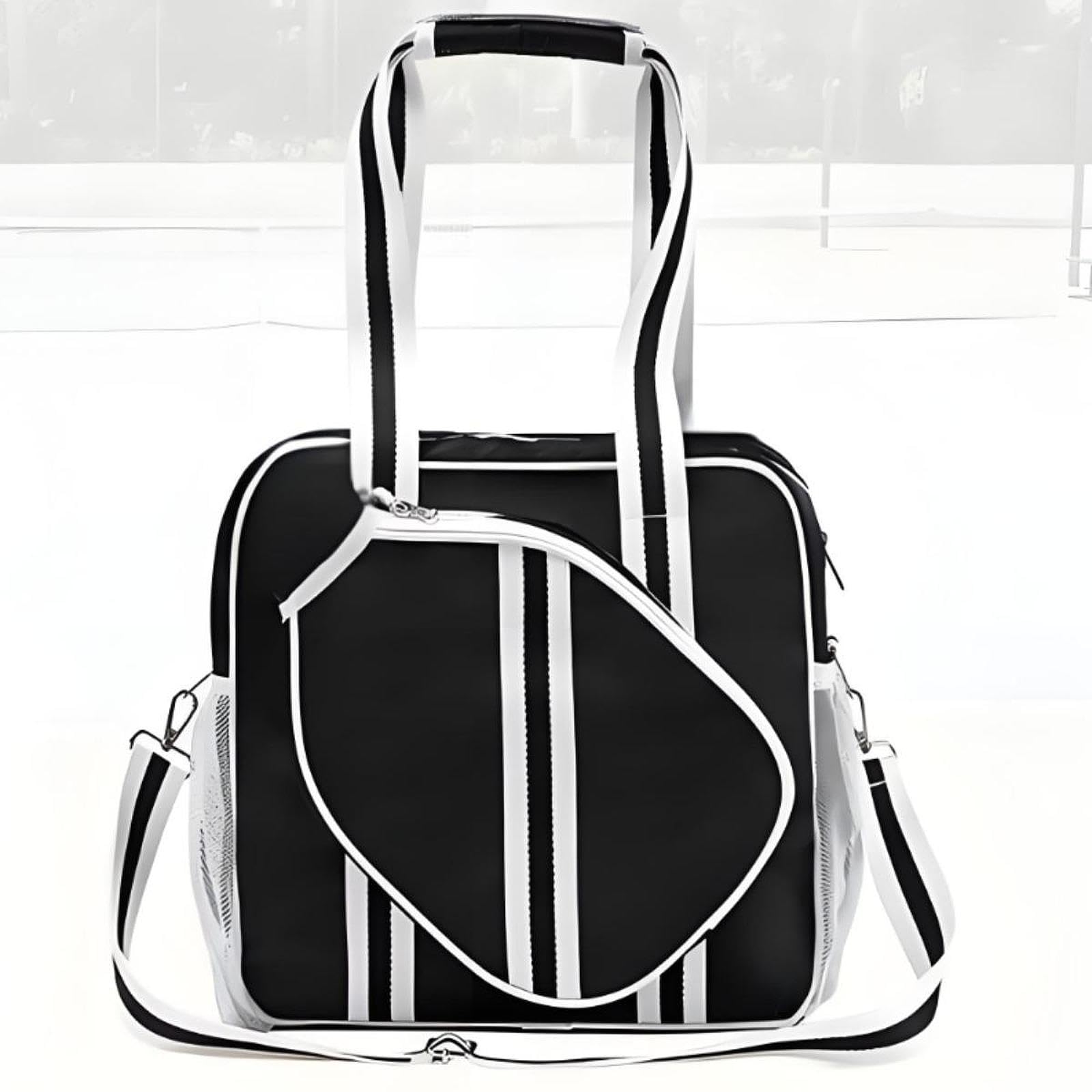 Borsa da Pickleball, Borsa Tote da Pickleball, Borsa a Tracolla Grande E Portatile per Fitness per, Borsa per Racchetta da Pickleball,