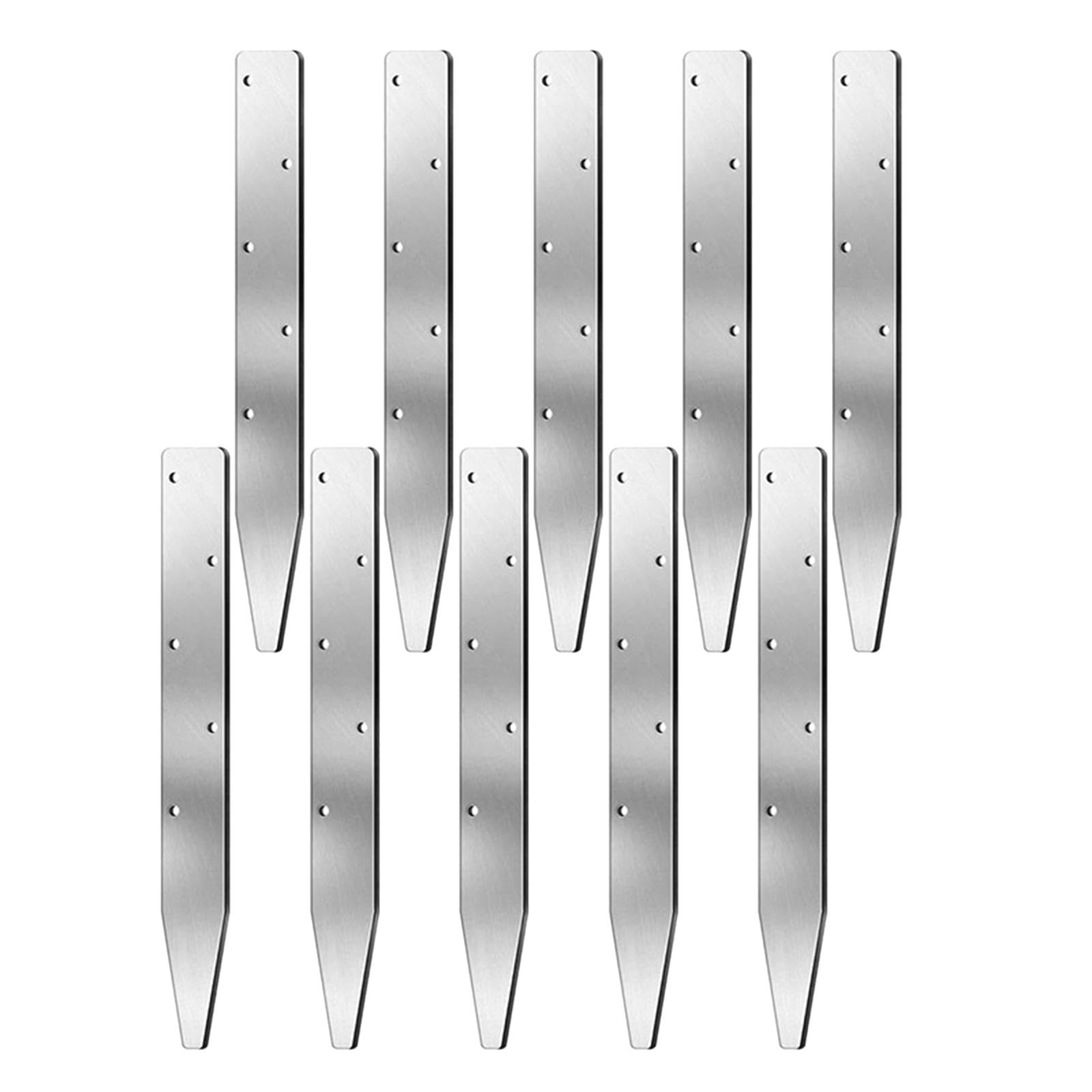 Piquets plats en acier pour coffrages de béton Colcolo 10 pièces