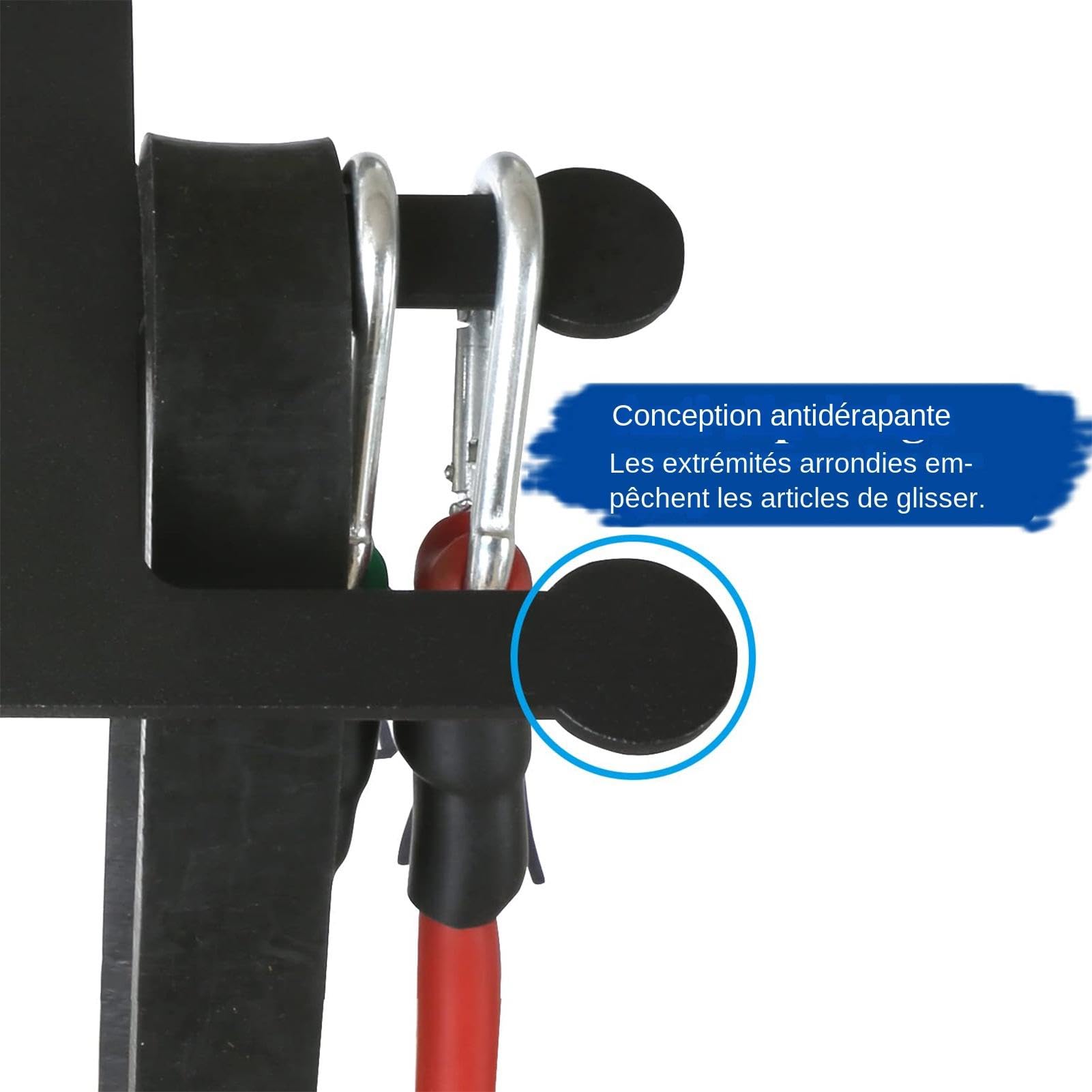 Widerstandsband-Aufbewahrung, Fitnessband-Halter, Fitness-Band-Aufbewahrung, Mehrzweck-Aufbewahrungsregal, Heimfitnessstudio