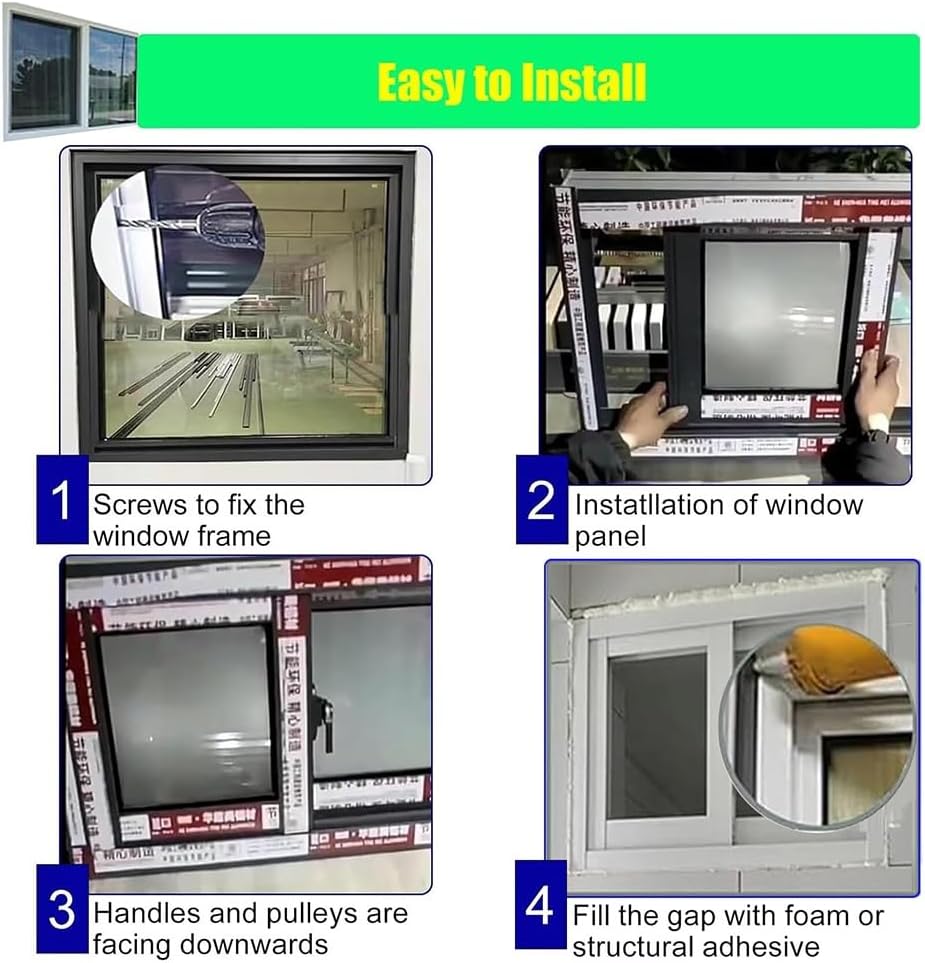 Basement Replacement Window Sliding Windows with ScreenWindows 22" 24" 26" 28" 30" 32" 34" 36" 38" 40" Aluminum Bathroom Slider Window for Shed House Household Slider(White,36x18in)