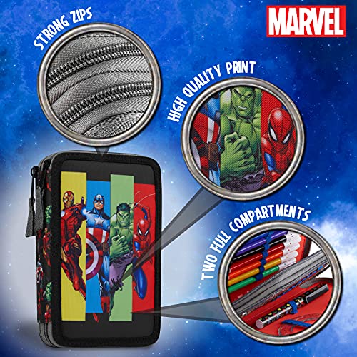 Marvel-Pencil-Case-Stationery-Supplies-Avengers-Filled-Pencil-Case-Stationery-Sets-School-Supplies