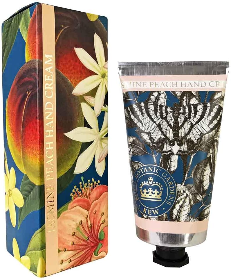 The English Soap Company Royal Botanical Gardens Kew Jasmine Peach Hand Cream 75mls