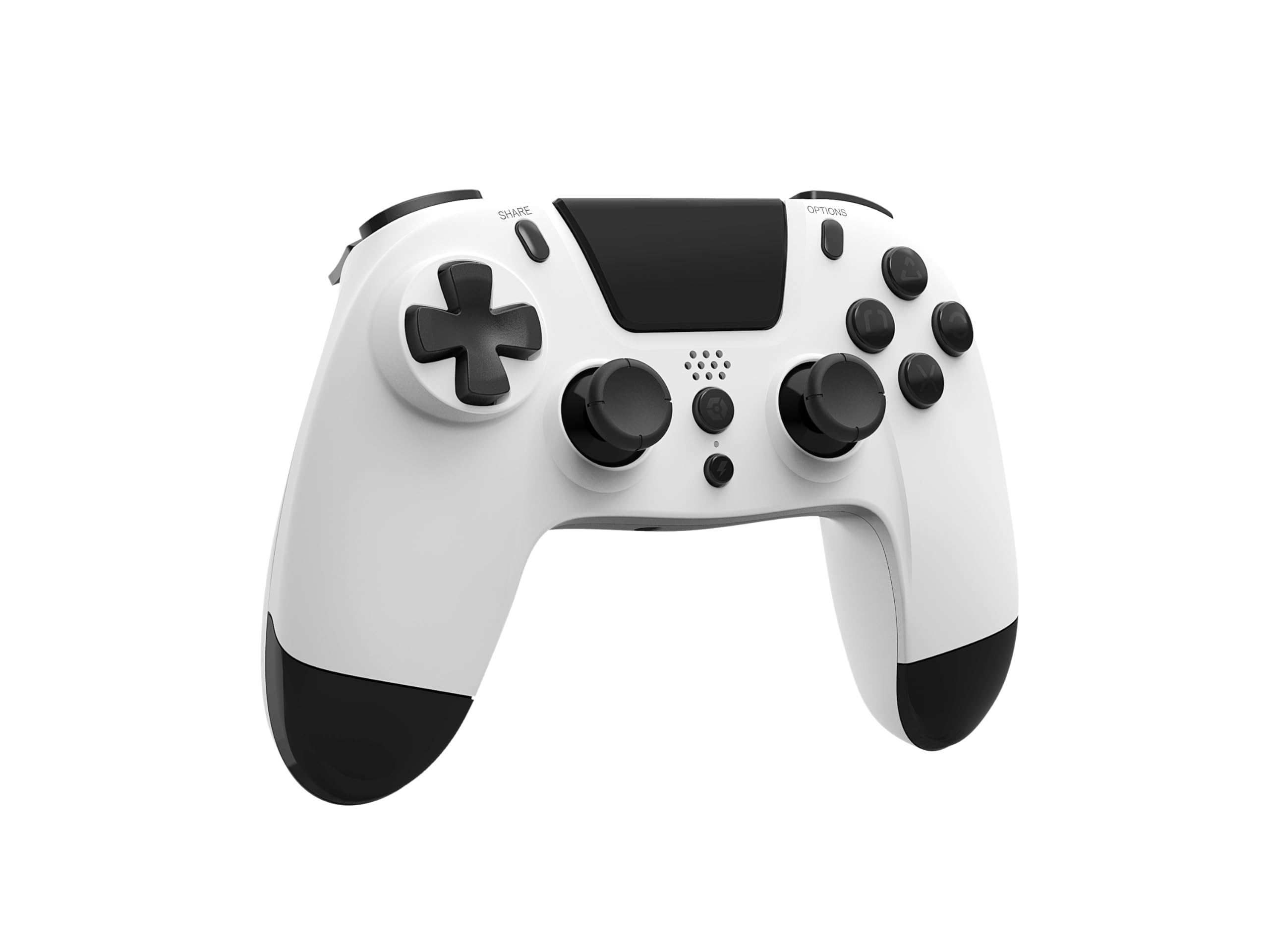 Gioteck VX4 Controller wireless VX4 per PlayStation 4 (PS4) - Bianco con pulsanti posteriori programmabili - Compatibile con Bluetooth