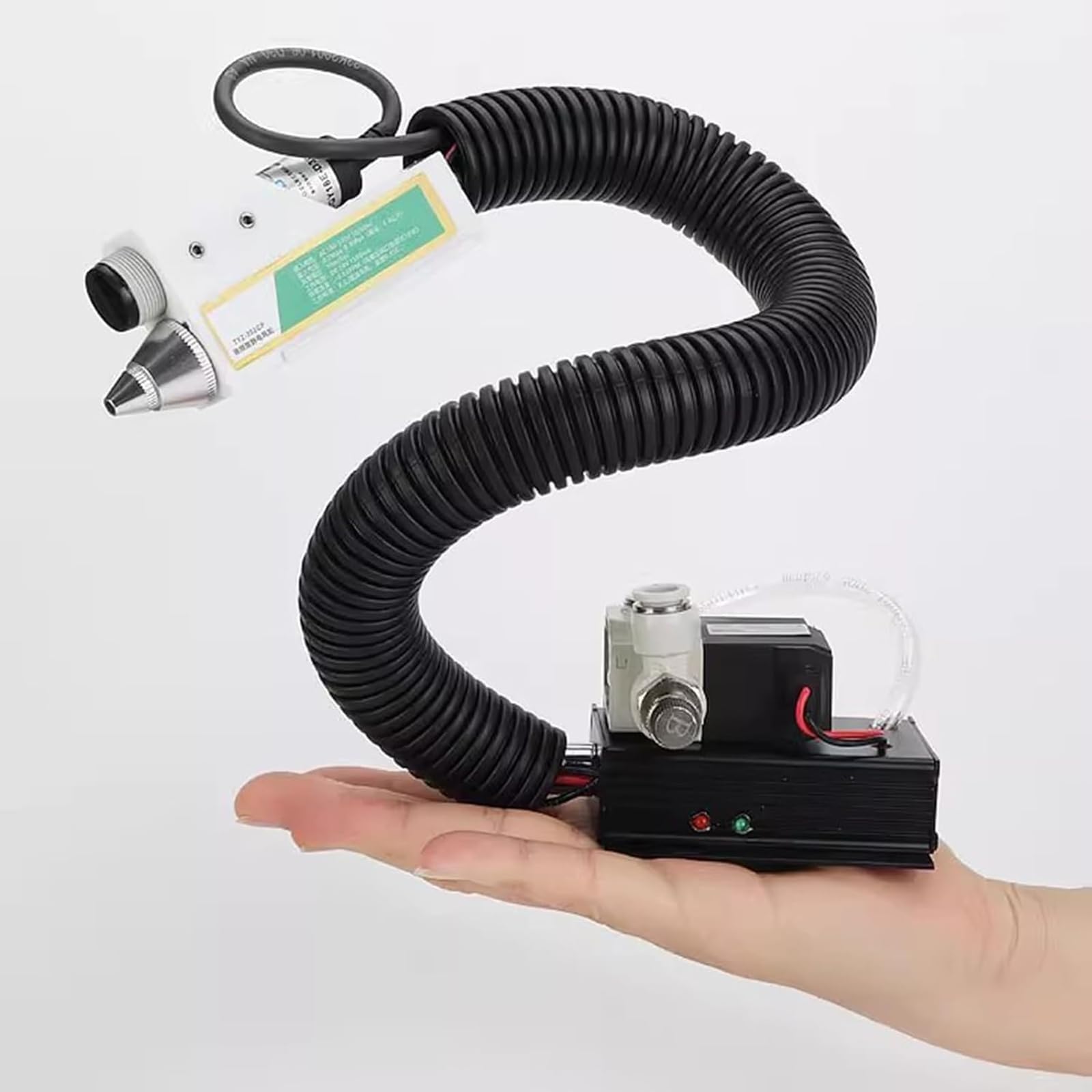 VitalisWorks Industrial Ionizing Air Gun, Anti Static Ionizer, with Photoelectric Sensor, Air Pressure 0.2-0.6MPa, Adjustable Wind Speed, for Electronic Repair, Used with Air Compressor