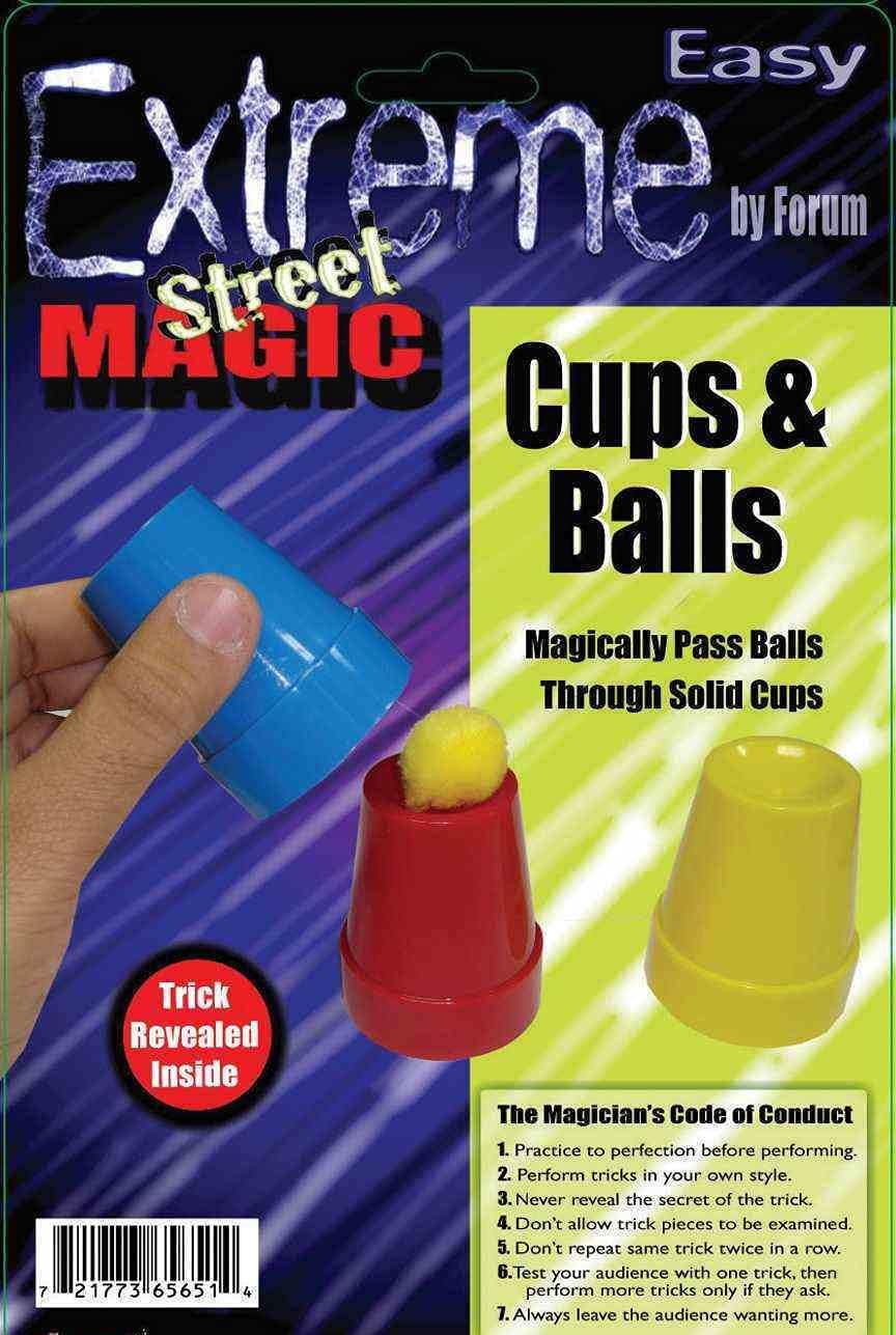 Forum Novelties Extreme Street Magic - Magic Cup and Balls